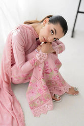 MARIA B DHANAK EMBROIDERY DRESS 3 PIECE 2375